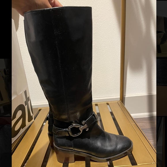 Coach Carolina Extended Black Boot - Picture 4 of 11